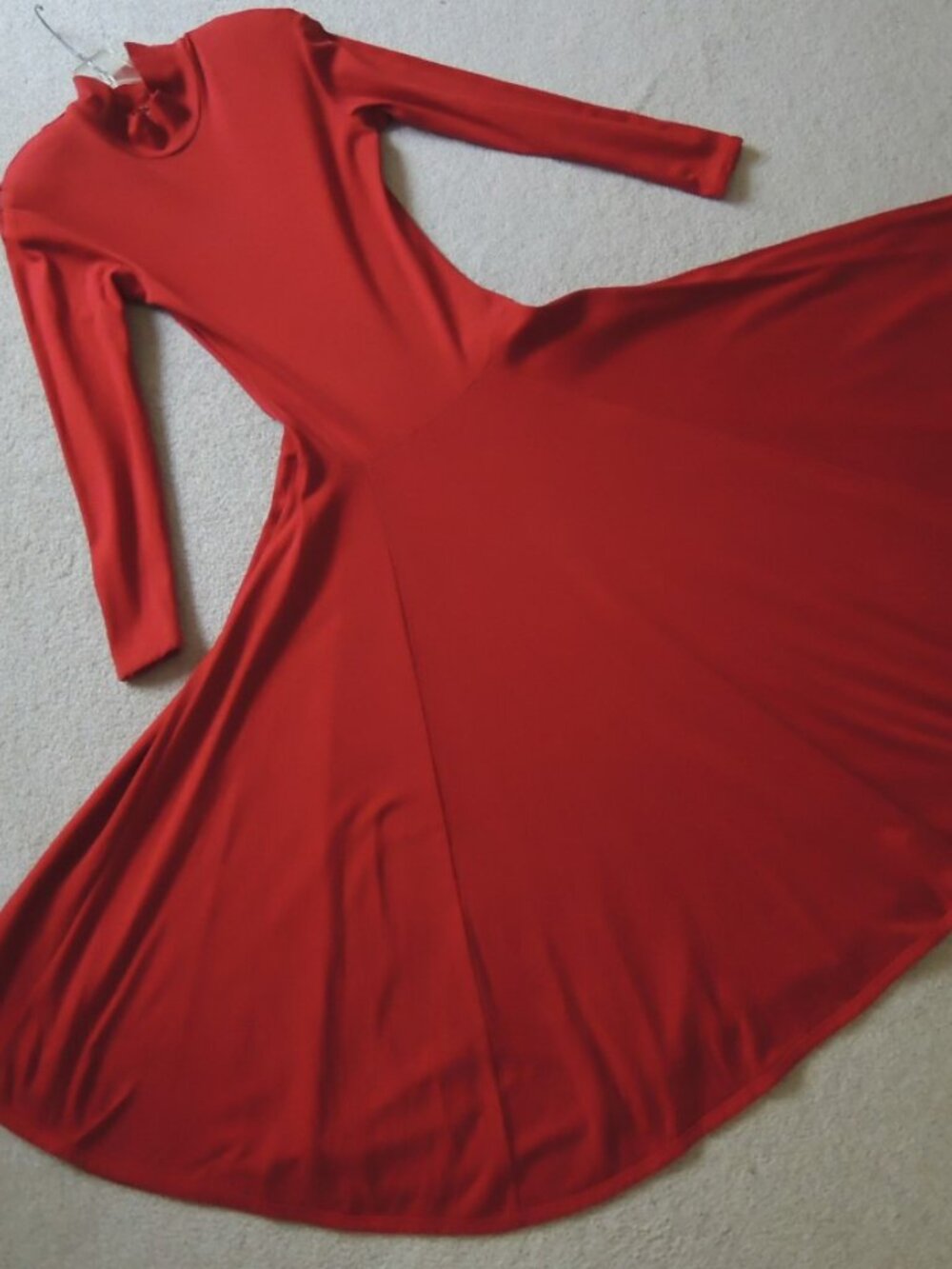 Ladies Dress Size M Betsy Johnson Drop Waist Mock Neck Circle Bottom Punk Label